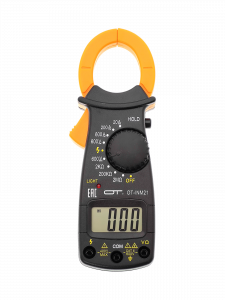 Мультиметр цифровой, клещи токовые тестер тока и напряжения Орбита OT-INM21